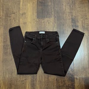 Madewell high rise skinny pants